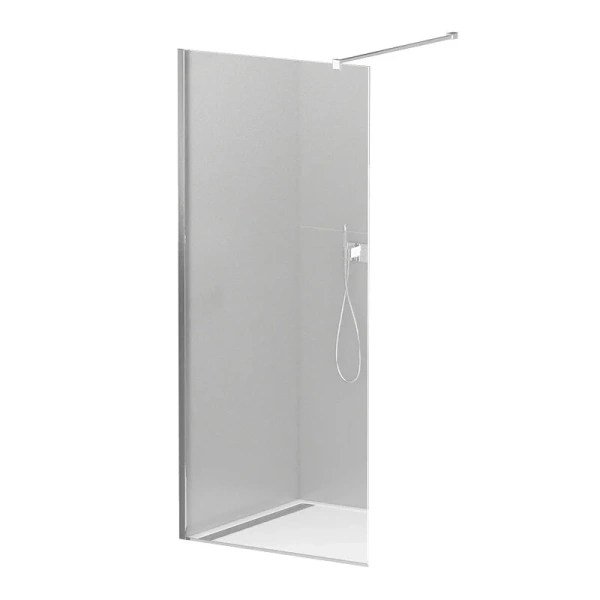 Душевая перегородка Cezares Liberta 95 см профиль хром - фото 4