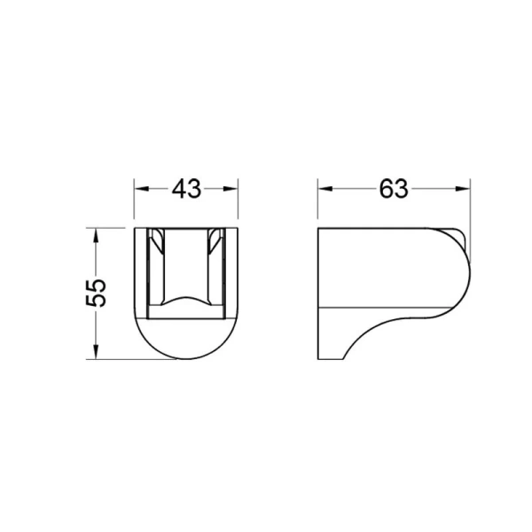 Шланговое подключение Акватек хром - фото 2
