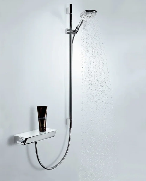 Смеситель для душа Hansgrohe Ecostat Select хром/белый, в наличии - фото 8