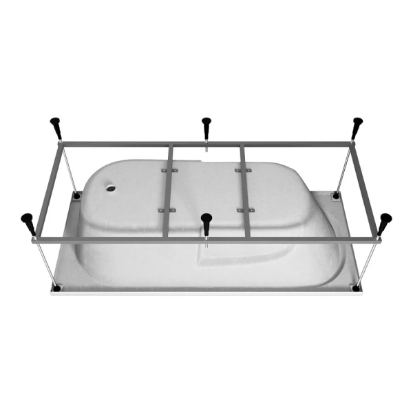Ванна акриловая Vincea VBT-2A170-FR, 170 x 75 см, белая, 170 см - фото 9