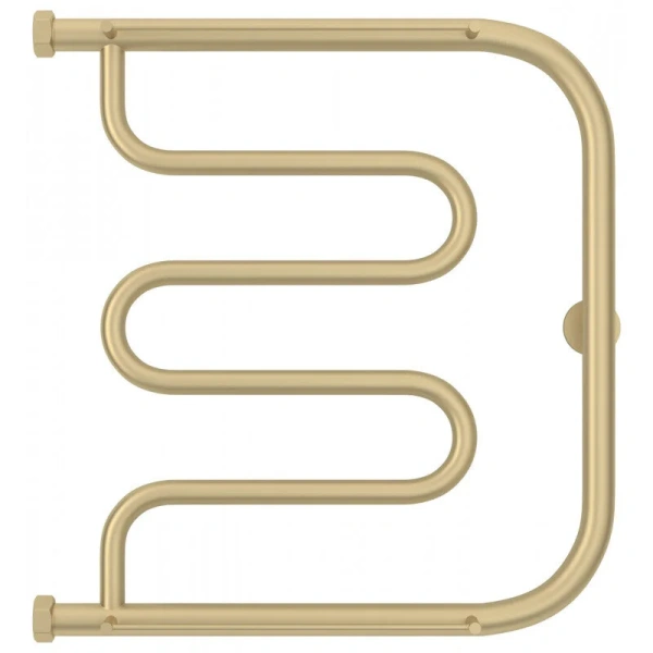 Полотенцесушитель водяной Сунержа Лира+ 50х50 см матовая шампань, другие - фото 3