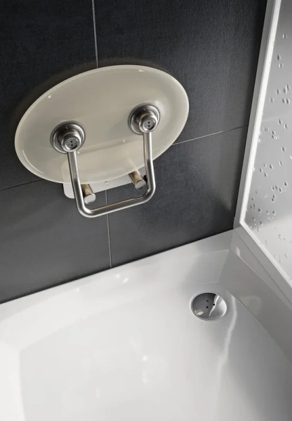 Сиденье для душа Ravak OVO B8F00000 складное - фото 3