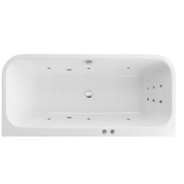 Ванна гидромассажная Excellent Arana Line 180 x 85 см, белый/хром, WAEX.ARA18.LINE.CR - фото 1