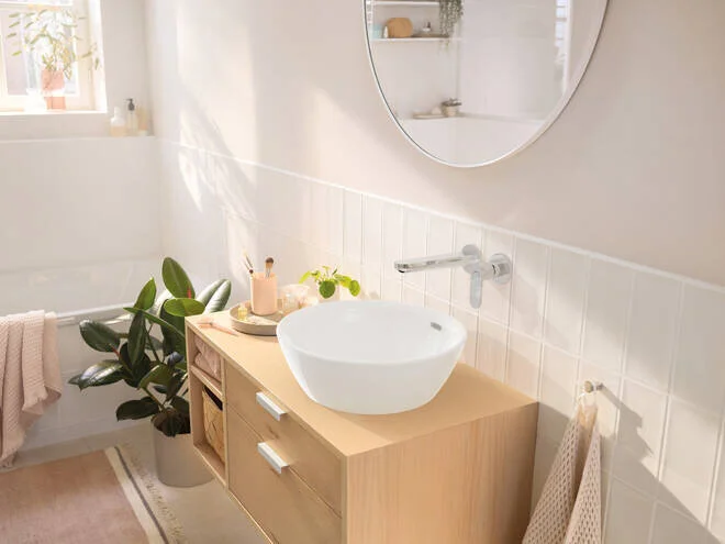 Смеситель для раковины Hansgrohe Rebris хром, скрытого монтажа, встраиваемые в стену - фото 5