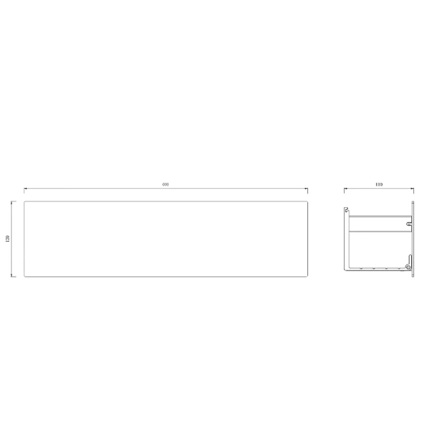 Полочка для ванной Boheme Space хром - фото 2