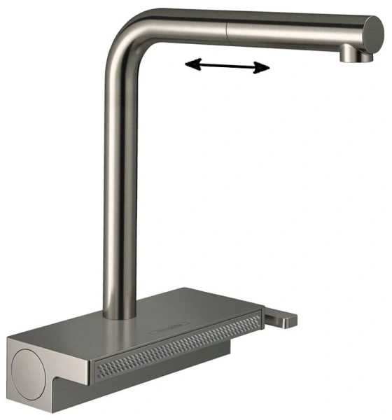 Смеситель для кухни Hansgrohe Aquno Select с вытяжным душем - фото 1