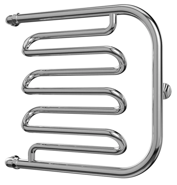 Полотенцесушитель водяной Terminus Фокстрот-Лиана 500x600 хром - фото 3