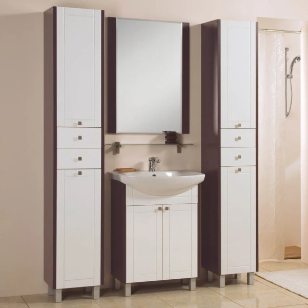 Тумба под раковину напольная Акватон Альпина 65 см венге, окрашенные, декорированные - фото 9