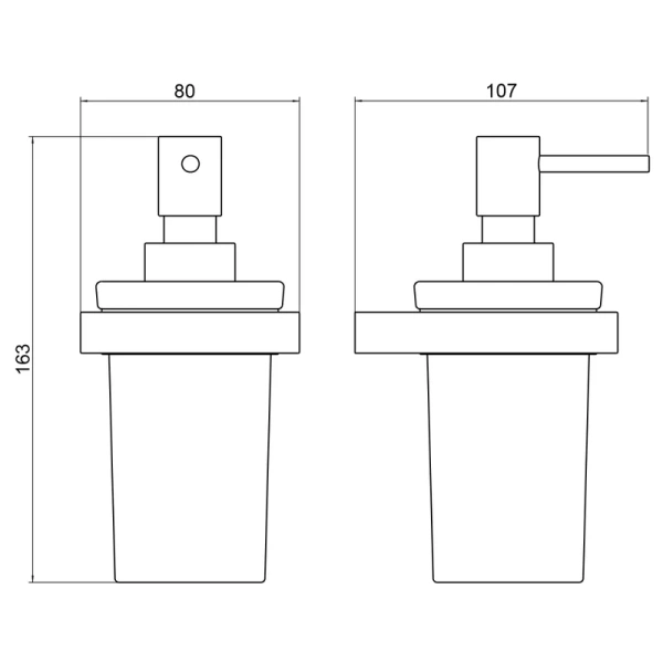 Дозатор для мыла Timo Petruma никель - фото 2
