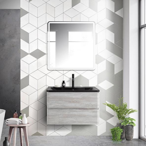 Тумба под раковину подвесная BelBagno Albano 80 см rovere vintage bianco - фото 3