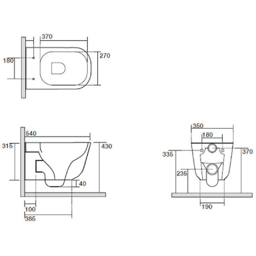 Схема, безободковые, с антивсплеском - фото 5