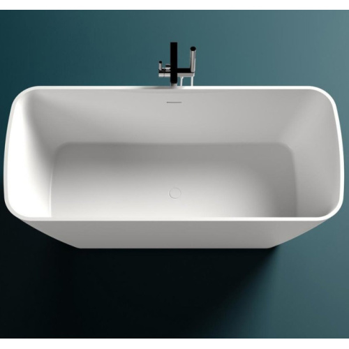 Ванна из искусственного камня Salini Agatha 180x80 см белый матовый - фото 4