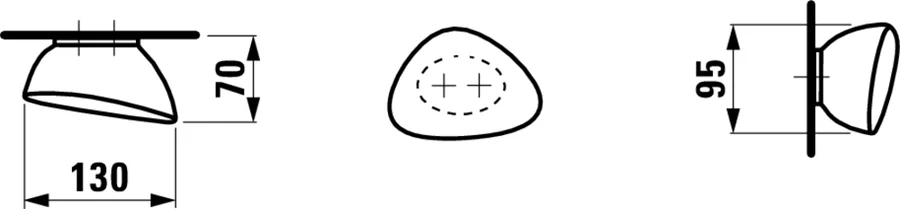 Крючок для ванной Laufen Ilbagnoalessi One белый - фото 2