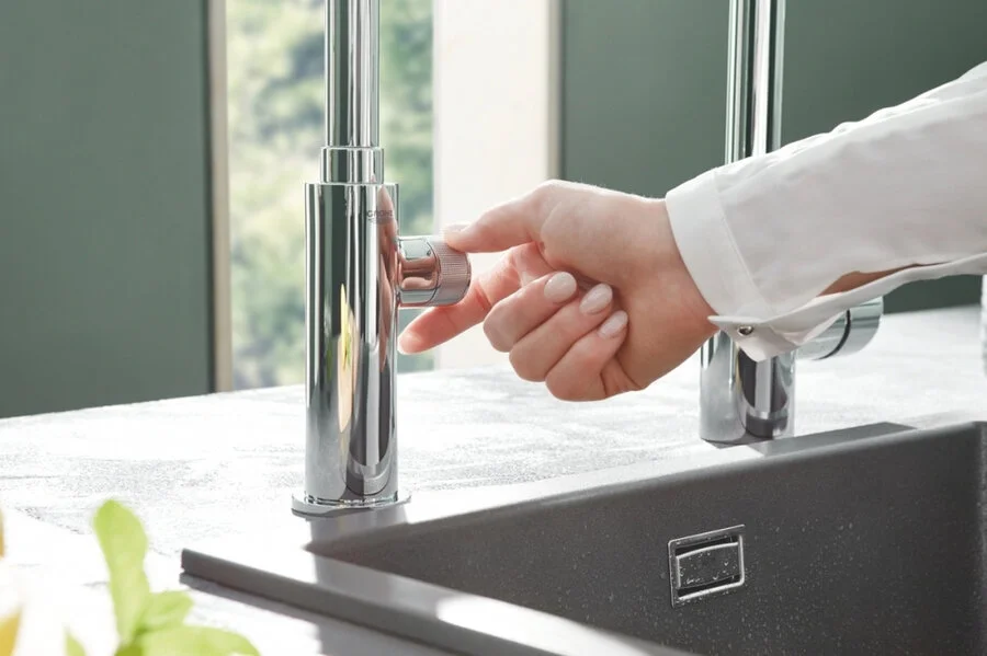 Смеситель для кухни Grohe Blue Pure с функцией фильтрации, высокие, из латуни, округлая форма, для питьевой воды с фильтром - фото 5