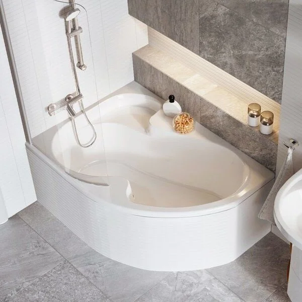 Ванна акриловая левая Ravak Rosa I 140х105 L, современныe, hi-tech - фото 3