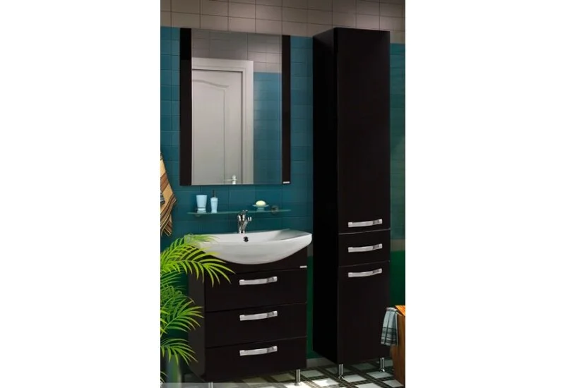 Тумба под раковину напольная Акватон Ария Н 65 см белая, моноблок - фото 5