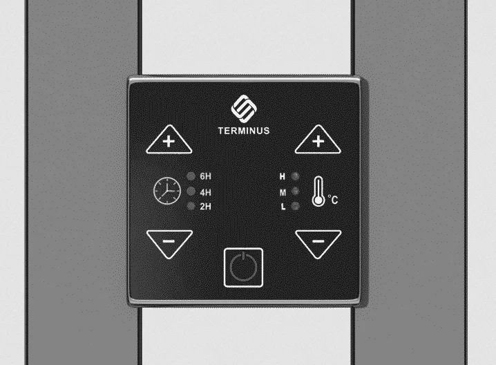 Полотенцесушитель электрический Terminus Дуо проф1600 11х160 см хром - фото 4