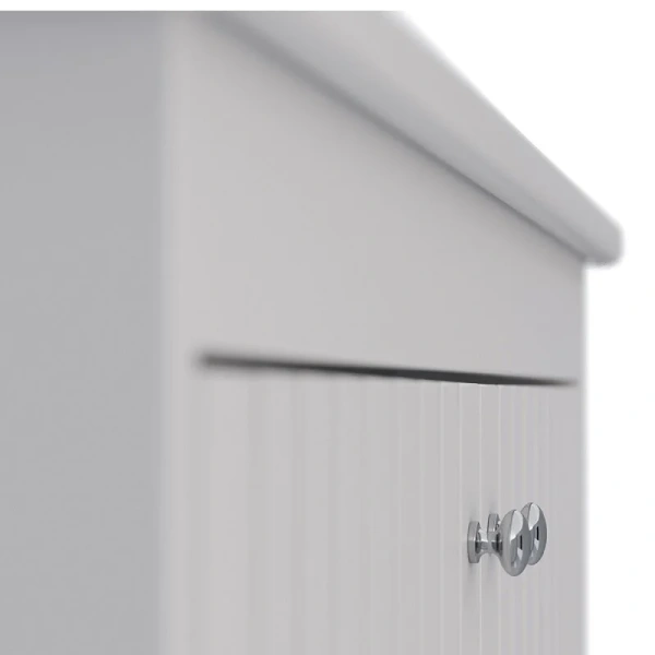 Тумба под раковину подвесная Lemark Romance 80 см белый глянец, белая - фото 7