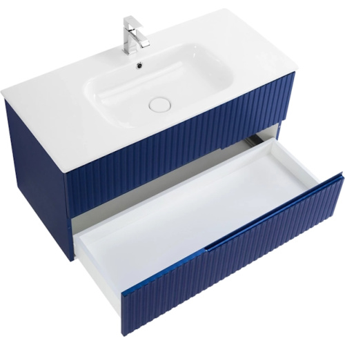 Тумба под раковину подвесная Cezares Duet 80 см sapfiro, окрашенные - фото 9