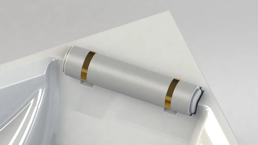 Акриловая ванна Fra Grande Монте-Карло 4-01-0-0-1-401, 149 x 149 см, рама-подставка, подголовник, белая - фото 4