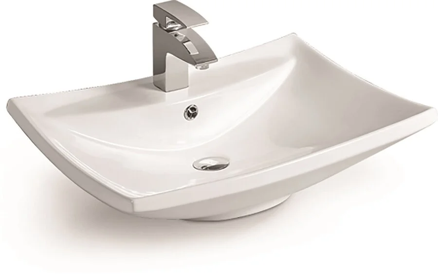 Раковина SantiLine 61 см белая - фото 1