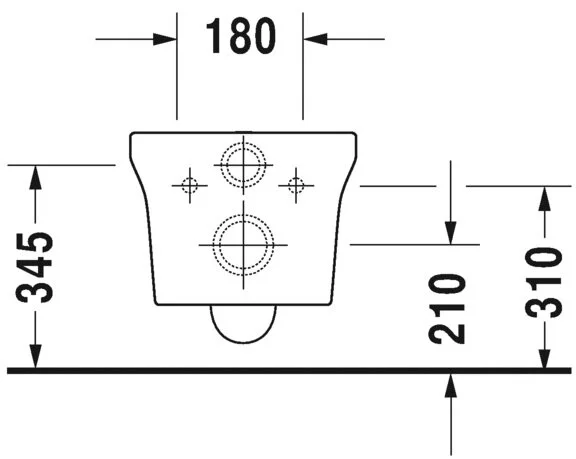 Унитаз подвесной, без смывного обода, Duravit Rimless P3 Comforts 2561090000, подвесные - фото 2