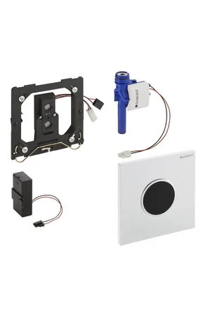 Клавиша смыва Geberit Sigma 10 глянцевый хром/кольцо матовый хром - фото 1