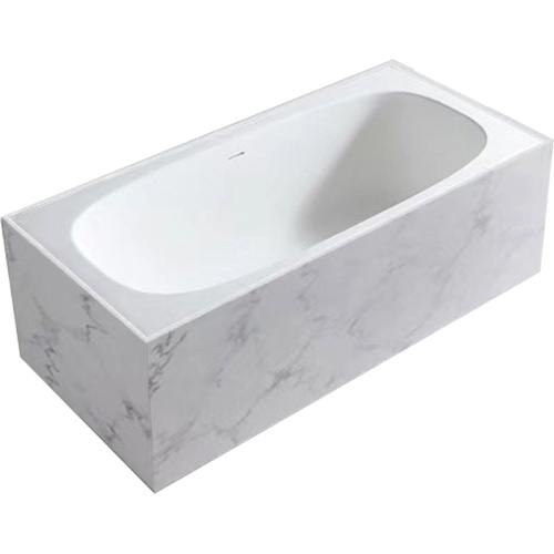 Ванна из искусственного камня Abber Blitz AS9501 180x85 см отдельностоящая - фото 1
