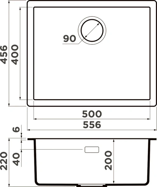 Мойка для кухни Omoikiri Yamakawa 55-U/I-WG 55 см wind green, врезные - фото 2