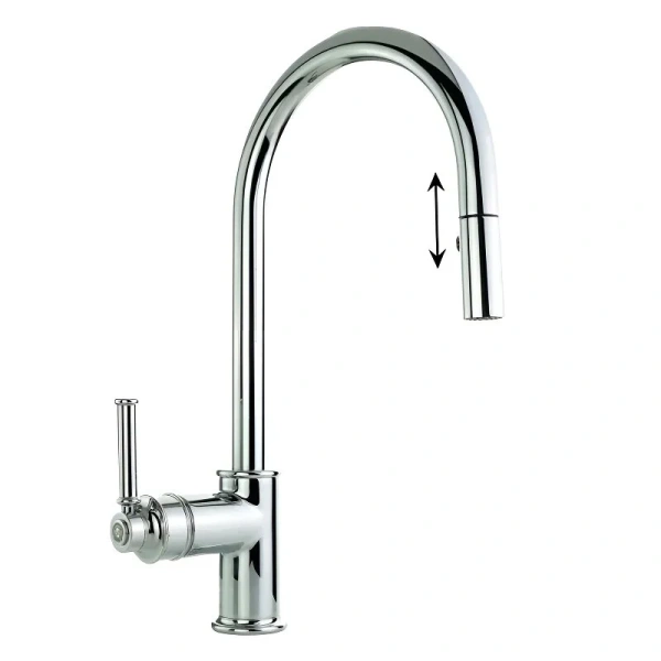 Смеситель для кухни Migliore Ermitage Mini 3152 с выдвижным изливом - фото 1