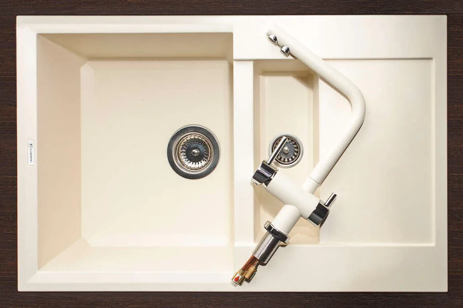 Мойка для кухни Omoikiri Sakaime 86-2-BE 86 см ваниль, врезные - фото 2