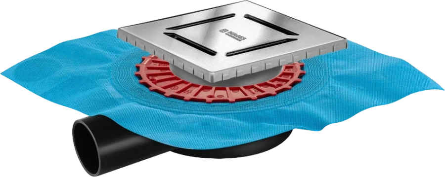 Душевой трап BERGES ZENTRUM Norma 363 15 см с крышкой