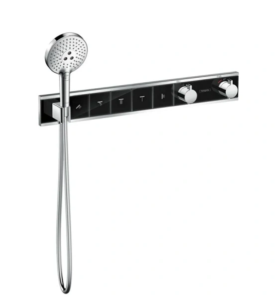 Смеситель для душа Hansgrohe RainSelect хром/черный, для душа - фото 2