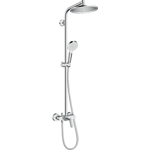 Душевая стойка Hansgrohe Crometta S с однорычажным смесителем - фото 1