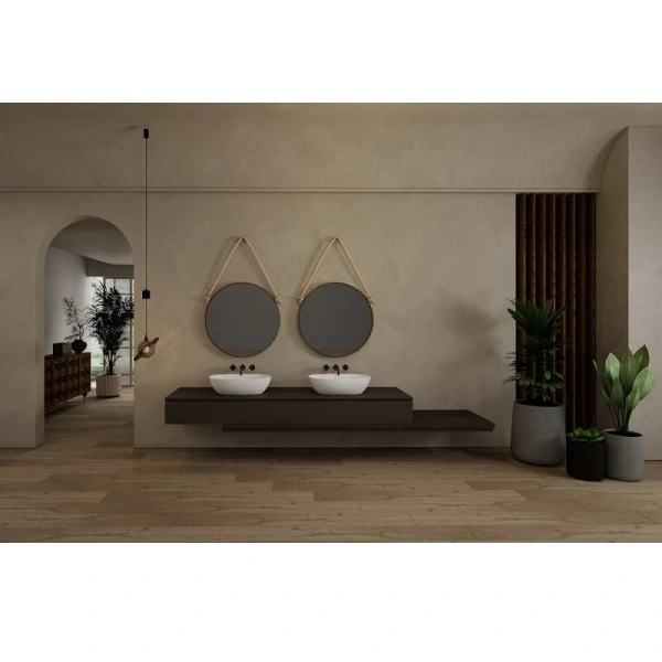 Раковина Abber Stein 56 см белая матовая - фото 4