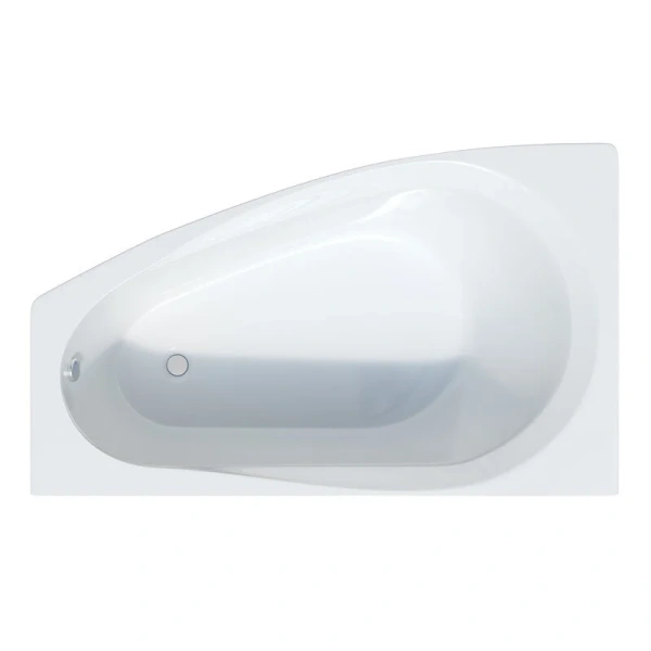 Ванна акриловая Corpa Nera Milano, CN05053WHR/CN05054WHL, 150 х 90 см, правая/левая, цвет белый - фото 1