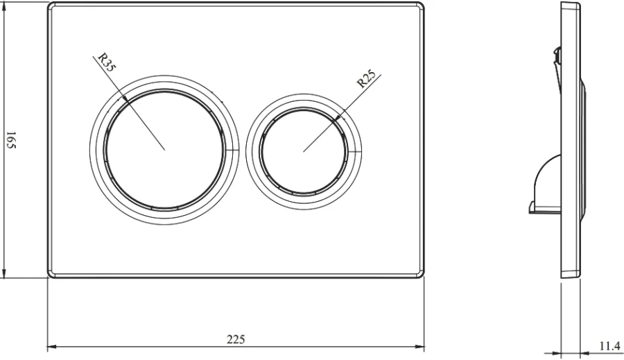 Инсталляция для унитаза BERGES Novum кнопка белая Soft Touch, для унитаза index_1 - фото 9