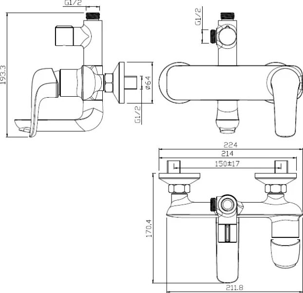Душевая система RedBlu by Damixa Palace Evo 974230000 - фото 3