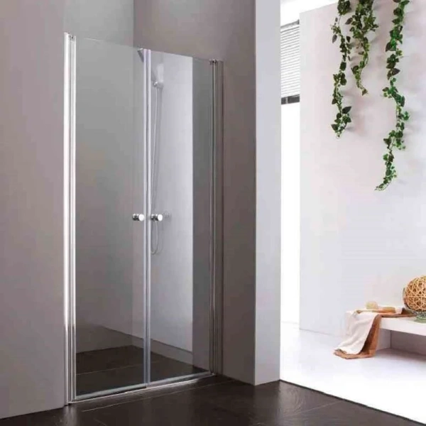 Душевая дверь в нишу Cezares Elena 115 см стекло прозрачное - фото 1