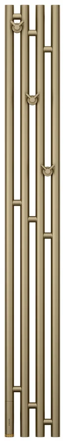 Полотенцесушитель электрический Сунержа Кантата 3.0 15.9x150 см правый золотой шелк - фото 1