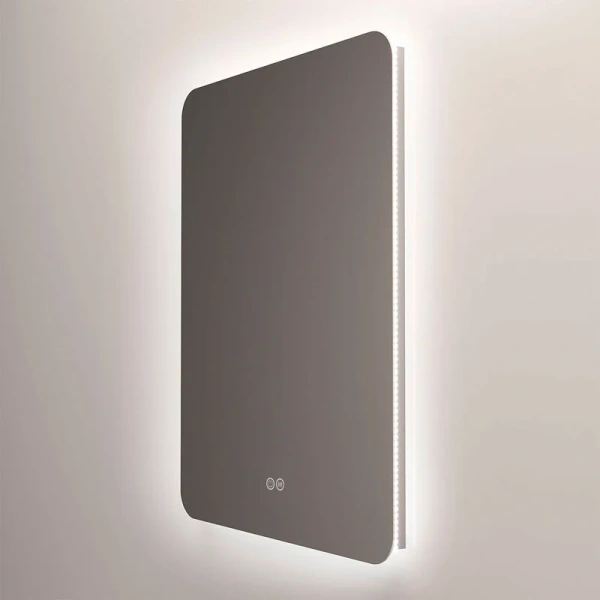 Зеркало с подсветкой Vincea 60 см c сенсорным выключателем и диммером, с функцией антизапотевания, современные, hi-tech - фото 3