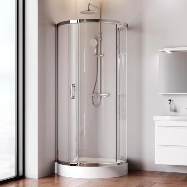 Душевой уголок Am.Pm Like W83G-333-095C 95x95 см профиль хром - фото 3