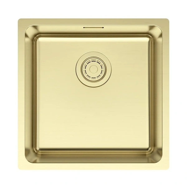 Мойка для кухни Paulmark Yuni 44 см светлое золото - фото 1