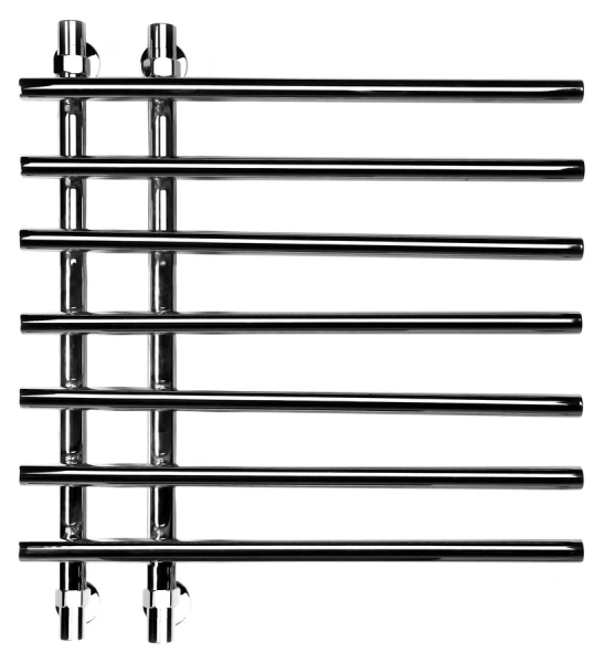 Полотенцесушитель водяной Ника Bamboo 60x60 см хром - фото 2