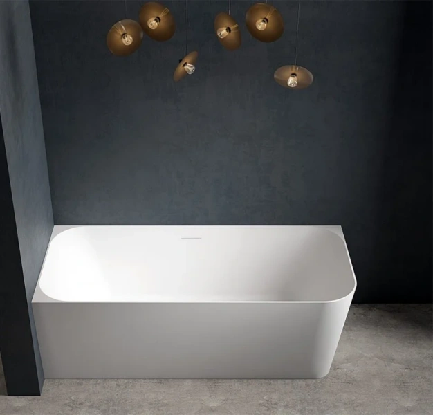 Акриловая ванна Abber 160х75 см правосторонняя, асимметричные - фото 5