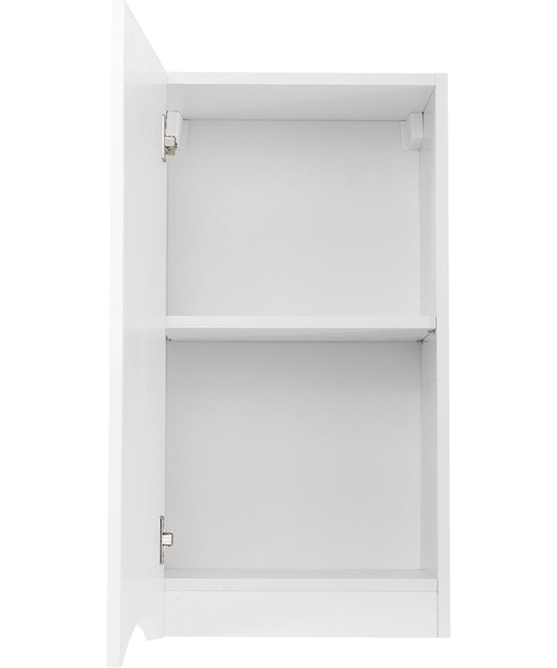 Шкаф подвесной BelBagno Fly-Marino 40 см bianco lucido левосторонний - фото 4