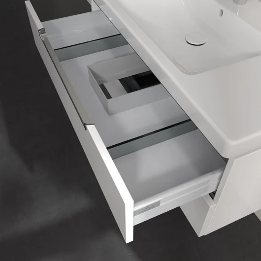 Тумба под раковину подвесная Villeroy & Boch Subway 2.0 100 см белый глянец - фото 4