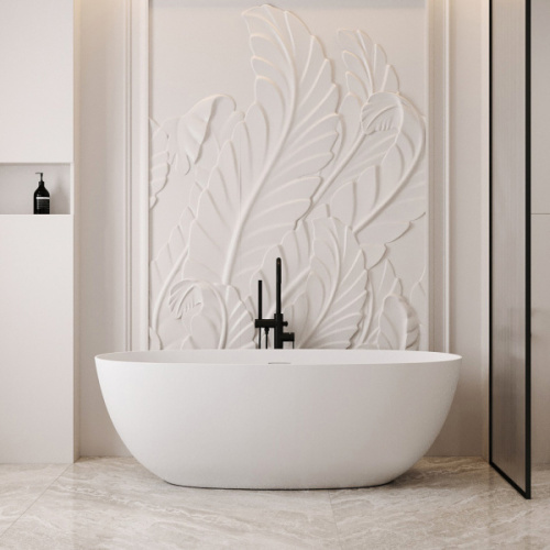 Ванна из искусственного камня Abber Stein 150x72 см отдельностоящая - фото 1