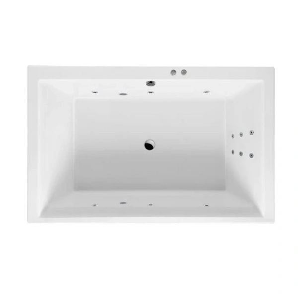 Ванна гидромассажная Excellent Crown Lux Line 190 x 120 см, белый/хром, WAEX.CRO19.LINE.CR - фото 1