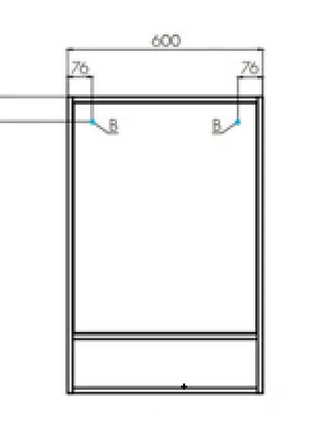 Зеркало Акватон Флай 60 см дуб крафт, в наличии - фото 2